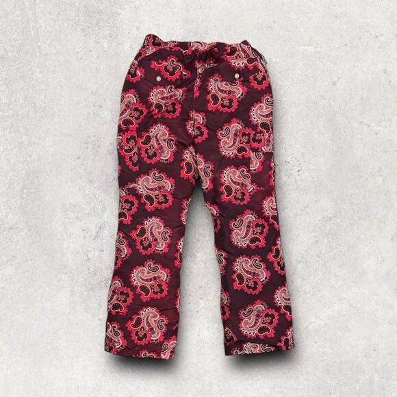 ★ Snozu Glacier Shield Insulated Paisley Pattern Wide-Leg Snow Pants ★ - Picture 3 of 7
